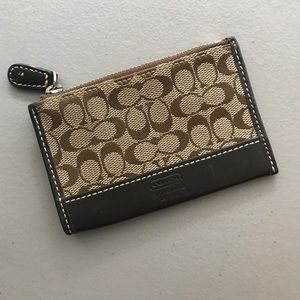 Coach card/coin purse